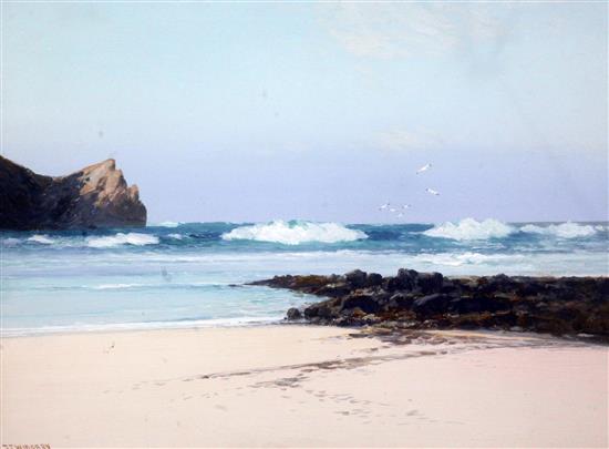 Frederick John Widgery (1861-1942) The Coast, West Wide Mouth Bay, Bude, 10 x 14in.